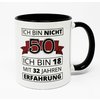 50. Geburtstag Tasse
