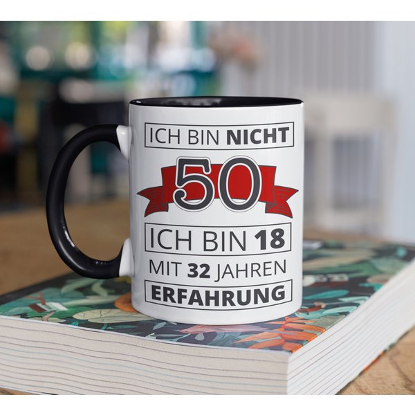 50. Geburtstag Tasse