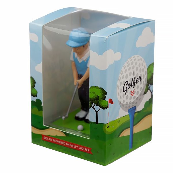 Golfspieler Solar Wackelfigur