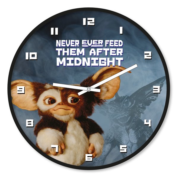 Gremlins Wanduhr Midnight