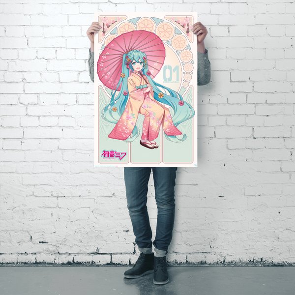 Hatsune Miku Poster Sakura