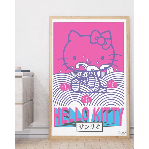 Hello Kitty Poster Tokyo Rebel