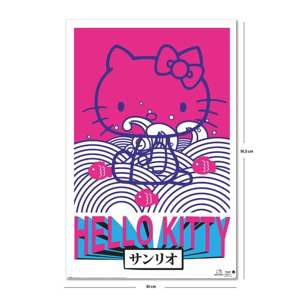 Hello Kitty Poster Tokyo Rebel