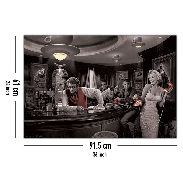 Hollywood Legends Bar Poster