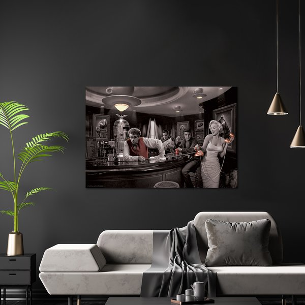 Hollywood Legends Bar Poster