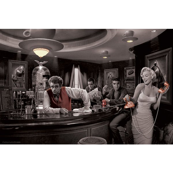Hollywood Legends Bar Poster