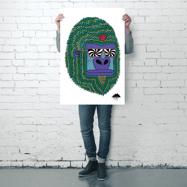 Herbert the Hypno Ape Poster