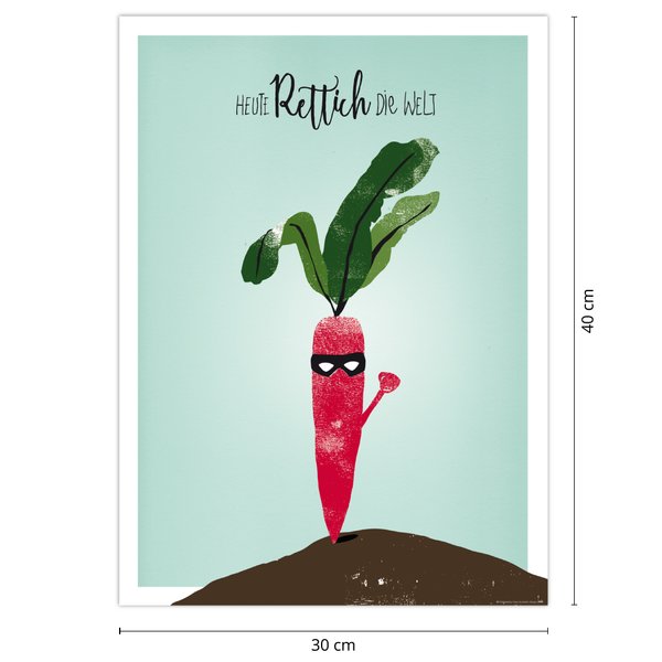 Heute Rettich die Welt