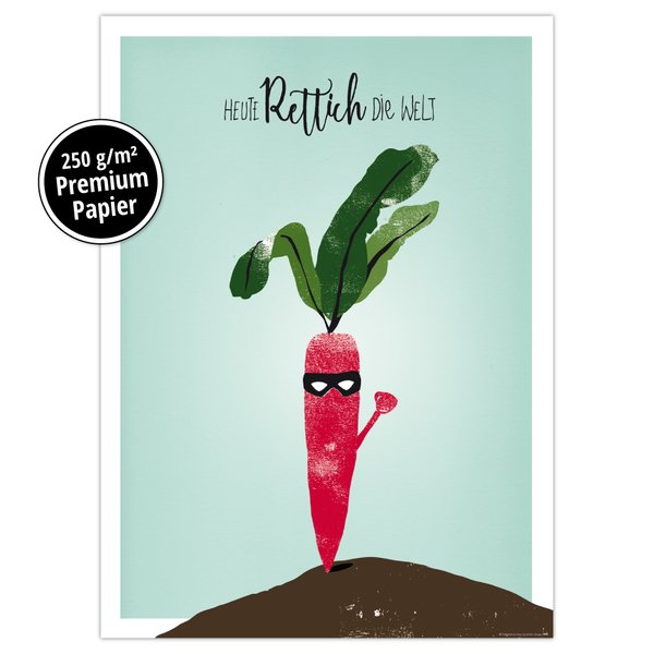 Heute Rettich die Welt