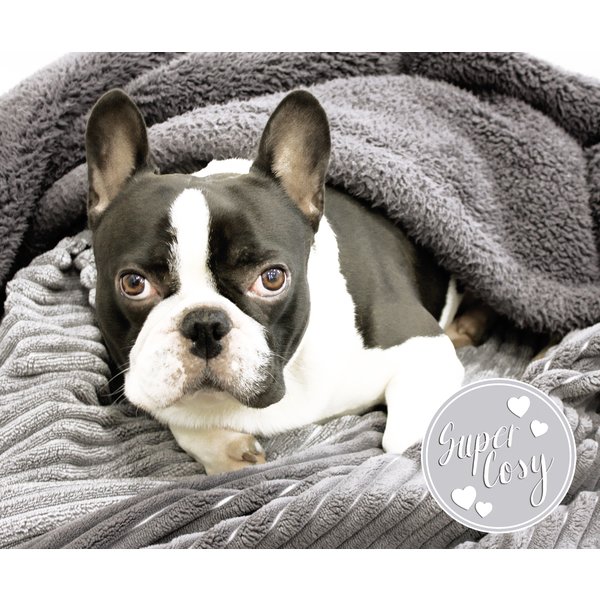 Henry's OMBRÉ CORD Decke grau