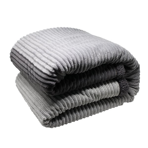 Henry's OMBRÉ CORD Decke grau