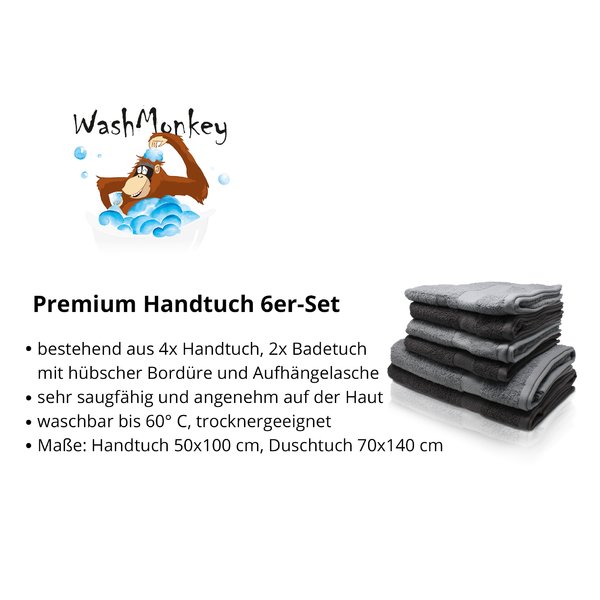 Handtuch-Set 6-teilig
