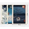 Hiroshige Kunstdruck 3er-Set