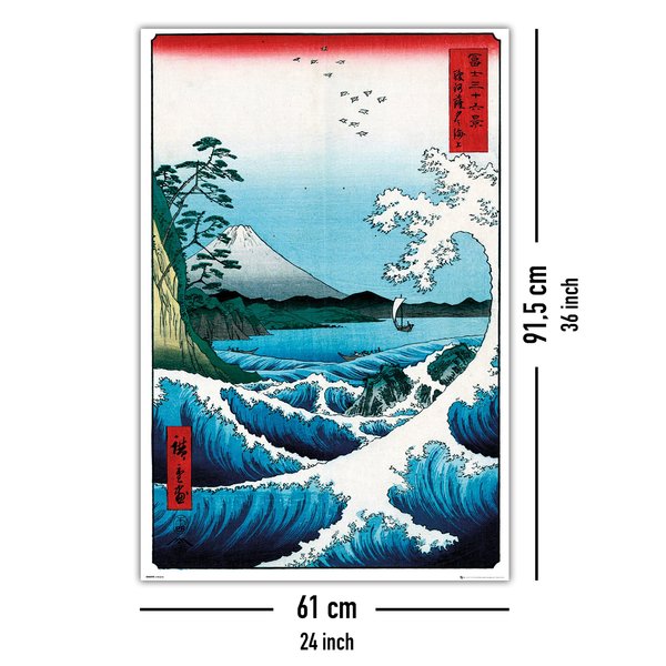 Hiroshige The Sea At Satta