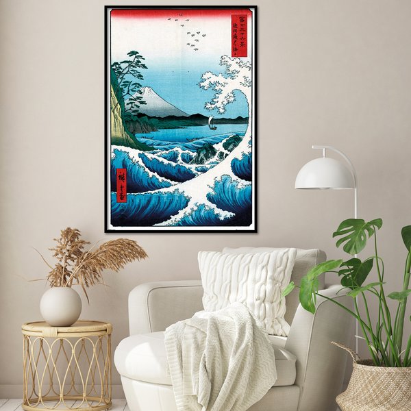 Hiroshige The Sea At Satta