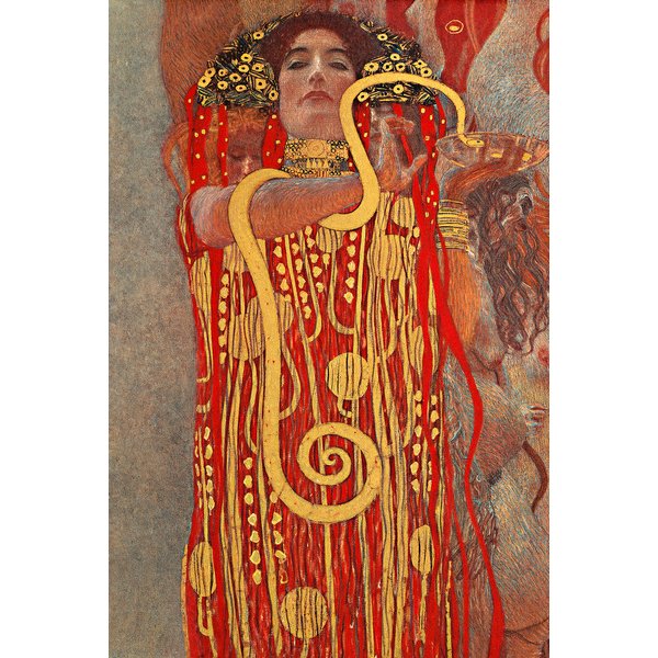 Hygieia Poster Gustav Klimt