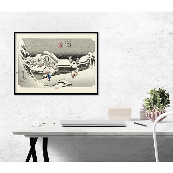 Hiroshige Kunstdruck Kanbara