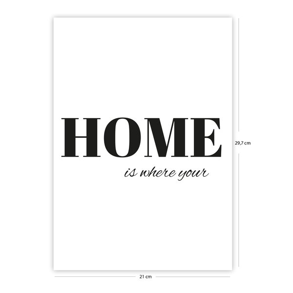 Home is where your Kunstdruck