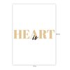 Heart is Kunstdruck Din A4