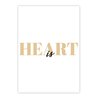 Heart is Kunstdruck Din A4