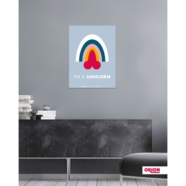 I'm A Unicorn Poster by ORION