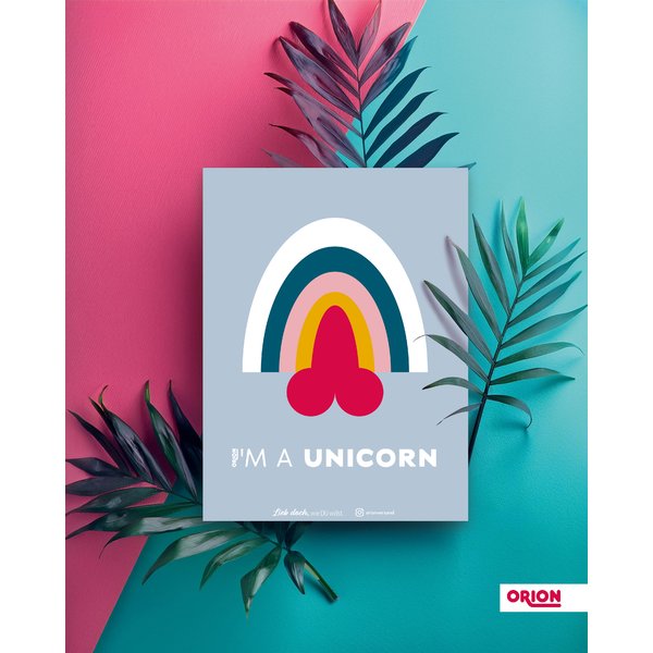 I'm A Unicorn Poster by ORION