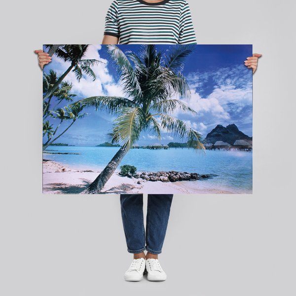 Insel Bora Bora Poster Strand