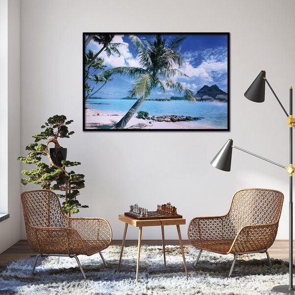 Insel Bora Bora Poster Strand
