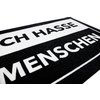 Ich hasse Menschen Fu&szlig;matte