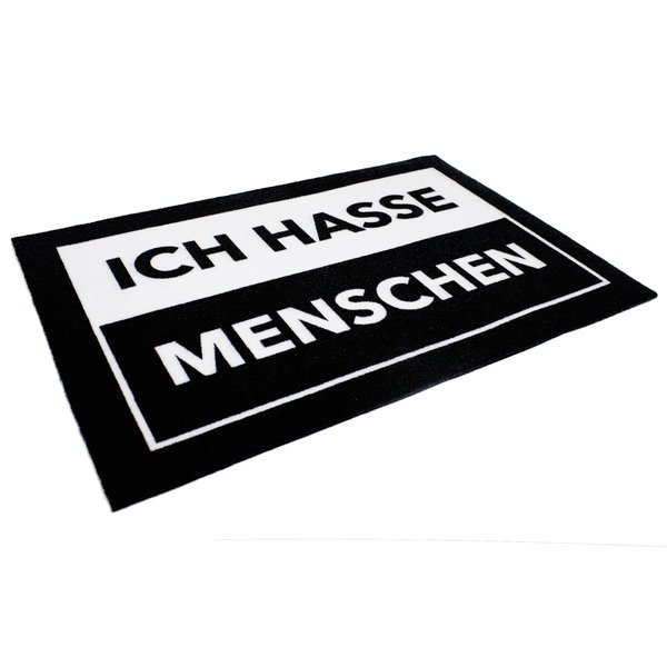 Ich hasse Menschen Fu&szlig;matte