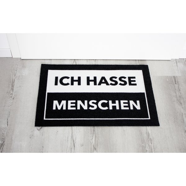 Ich hasse Menschen Fu&szlig;matte
