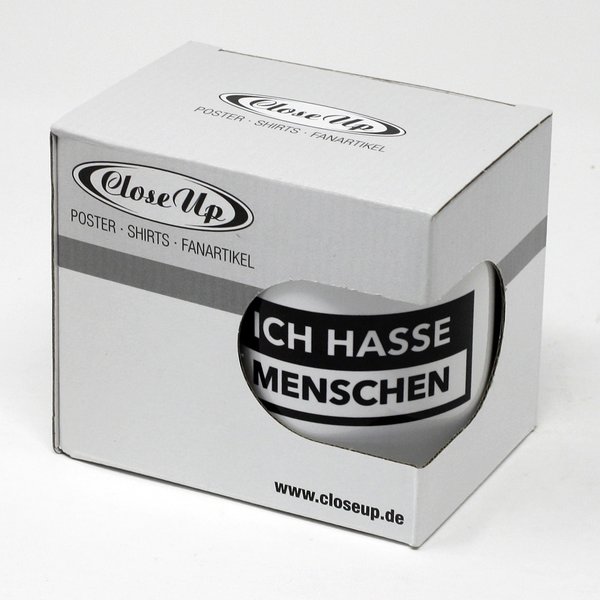 Ich hasse Menschen Tasse und