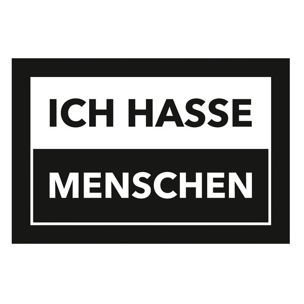 Ich hasse Menschen Tasse und