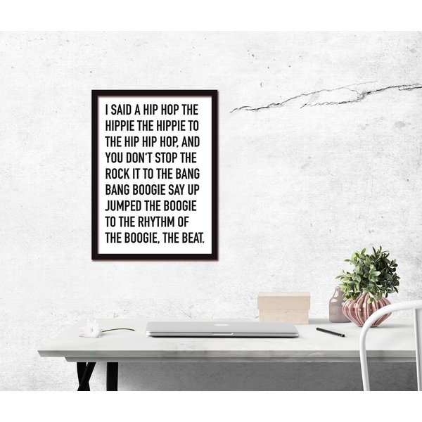 I Said A Hip Hop Kunstdruck