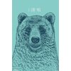 I Like You Bear Poster