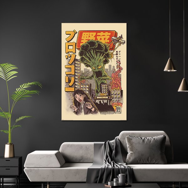Ilustrata Poster Broccozilla