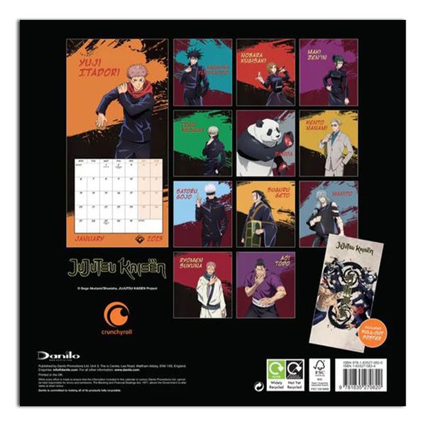 Jujutsu Kaisen Kalender 2025