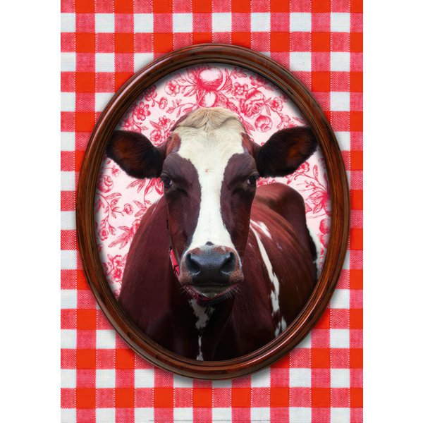 Kuhportrait Kunstdruck