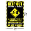 Keep out - Gamer at work