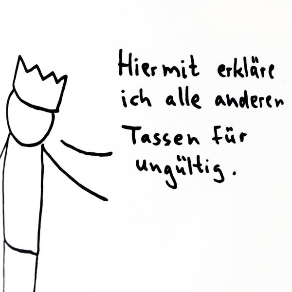 Krieg und Freitag Tasse