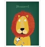 Kinderzimmer Poster Löwe