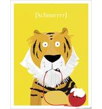 Kinderzimmer Poster Tiger