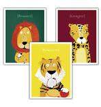 Kinderzimmer Poster Raubkatzen