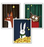 Kinderzimmer Poster Wald