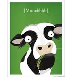 Kinderzimmer Poster Kuh