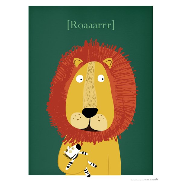 Kinderzimmer Poster Raubkatzen