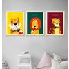 Kinderzimmer Poster Raubkatzen