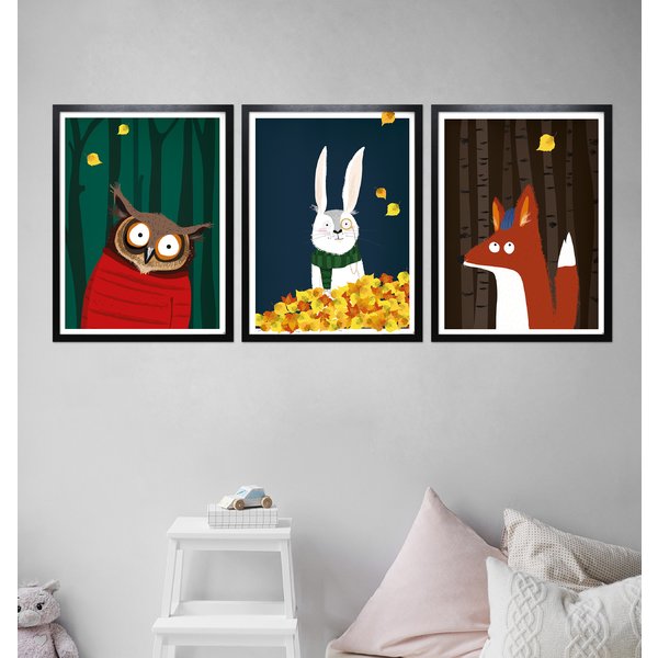 Kinderzimmer Poster Wald