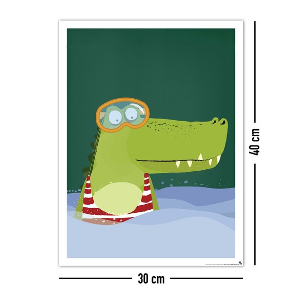 Kinderzimmer Poster Afrika