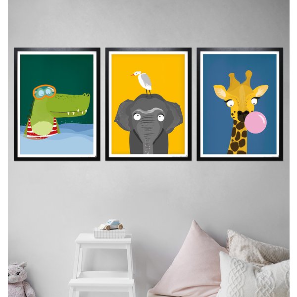 Kinderzimmer Poster Afrika